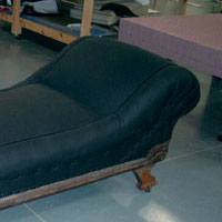 Reupholstering furniture at CKCU (Central Kansas Custom Upholstery) - Great Bend, KS